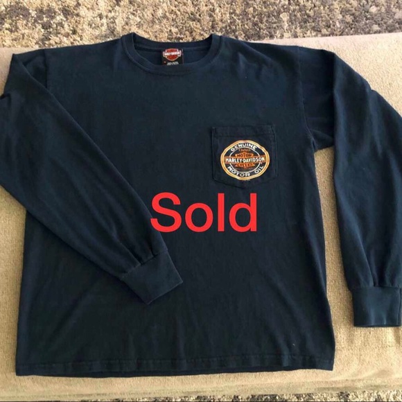 Harley Davidson long sleeve - Picture 1 of 5
